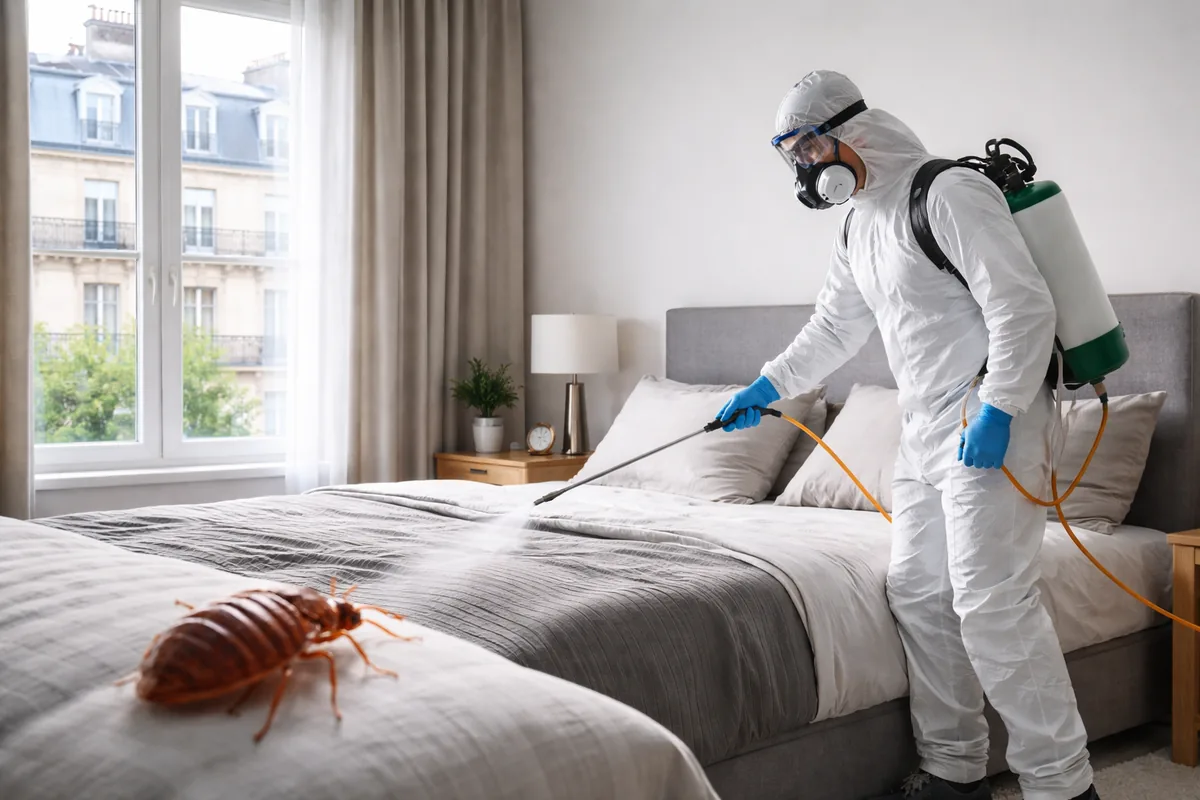Quel est le prix d'une intervention de désinfection des punaises de lit à Paris ?