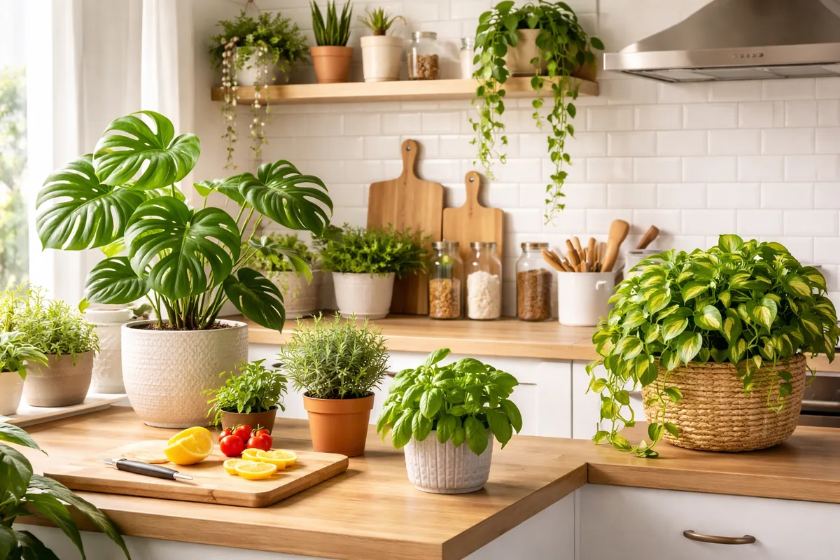 Découvrir les plantes d'intérieur adaptées à votre cuisine